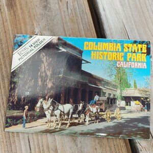 Columbia State Historic Park California Pictorial Folder with 14 Views
